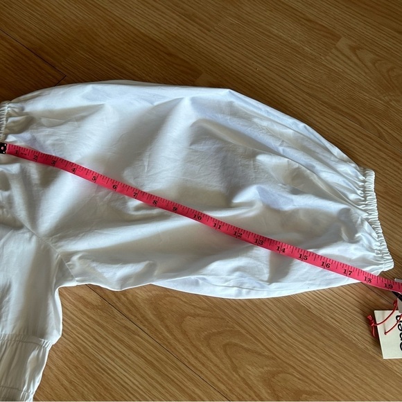 NWT Open Edit OTS White Cotton Poplin Blouse Women’s 2X - Picture 8 of 8